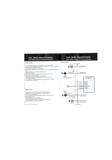 Stm Sinyal Tersleyici Modül Sinyal Ve Parkların Ters Çakışması