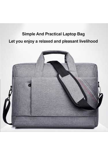 Novahub 15 İnch Laptop Shoulder Bag, Multi-functional Computer Briefcase, Travel Work Bag For Men Women, Red Kırmızı