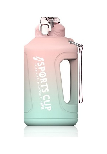 Spor Kupası Büyük Kapasiteli Hasır Bardak 3.78l Ocupzb Açık Pembe