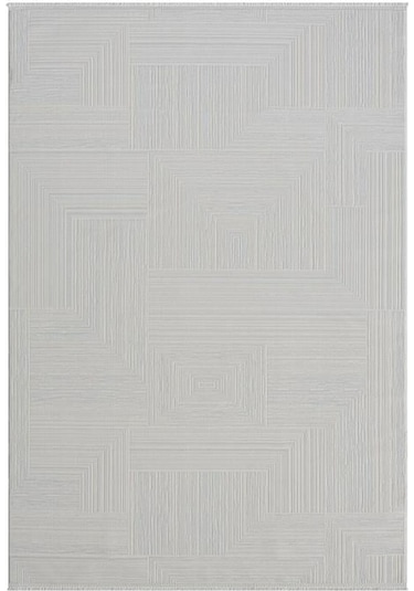 Çam Halı Gusto 902 Beyaz Seyran Halı Modern Desen Makine Halısı