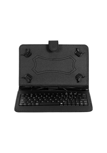 Katlanabilir Katlanabilir Folio Manyetik Pu Deri Kılıf Kapak Standı Tutucu Klavye Olmadan Kalem Kalem Android 7/8 İnç Tablet İçin