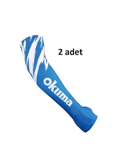 Okuma Blue Motif Sleeves M Beden Kolluk 2 Adet Çok Renkli