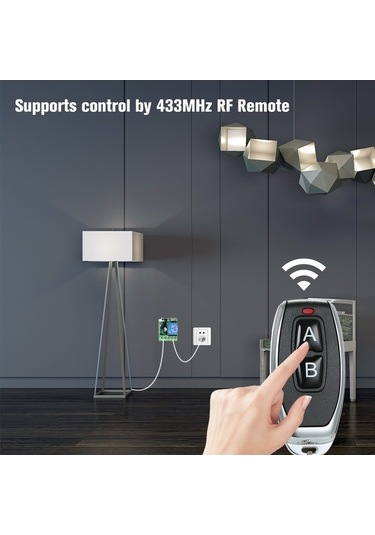 Pazly Universal Kablosuz Anahtar Röle Modül, 12v 1k Rf E-kilit, Uzaktan Kumanda, Superheterodin Alım, 19 Adet Depolama, Komutlu Çalışma Diğer