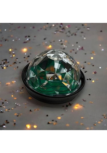 Mini Portable Magic Ball Usb Rgb Ledli Disco Topu Ufo Disko 4w Usb Tak Çalıştır