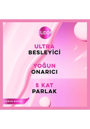 Elidor Yoğun Onarıcı Maske Ultra Işıltı Yoğun Parlaklık 220 Ml X2