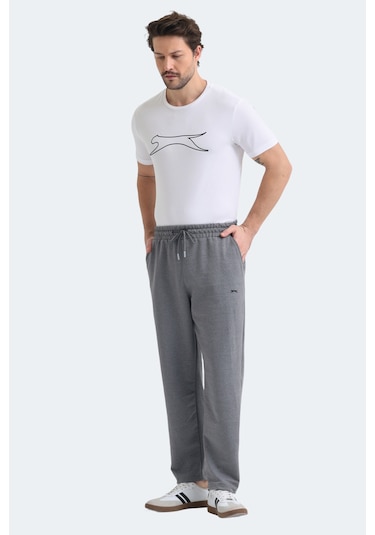 Slazenger Make Erkek Koyu Gri Eşofman Altı Koyu Gri