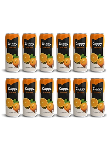 Cappy Portakallı İçecek 330 Ml X 12 Adet