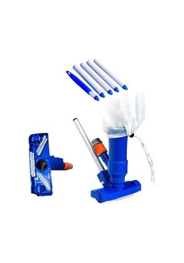 Ulzyvf Havuz Temizleme Seti - 3 Fırçalı Vakum Başlığı + Uzatma Çubuklu Diğer