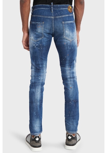 Dsquared2 Erkek Kot Pantolon S71lb1364 S30872 470 Lacivert Dsquared2 Erkek Kot Pantolon S71lb1364 S30872 470 Lacivert