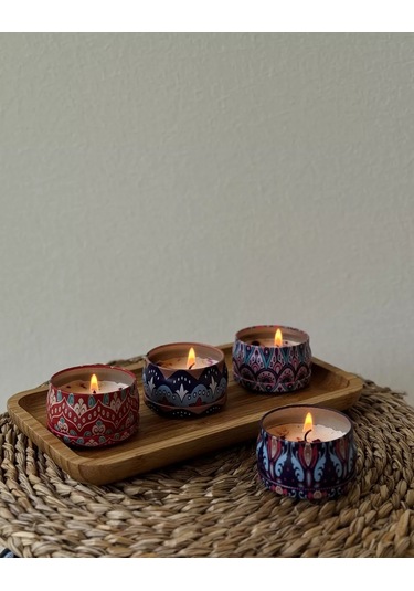 Corner Aromatik Mumlar Hediye Seti 176563565 Mavi-mor