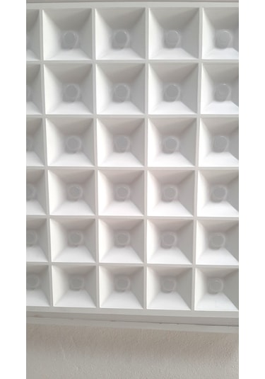 2 Adet 90 Watt 60x60 Panel Led Mercekli 36 Gözlü Özel Ürün Beyaz