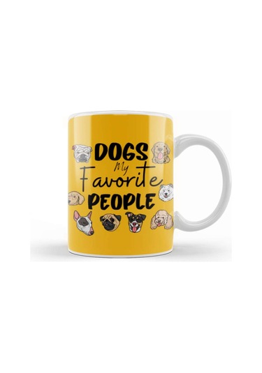 Funny Dog Lover Gift For Men Kupa Bardak Porselen No11729 Karışık