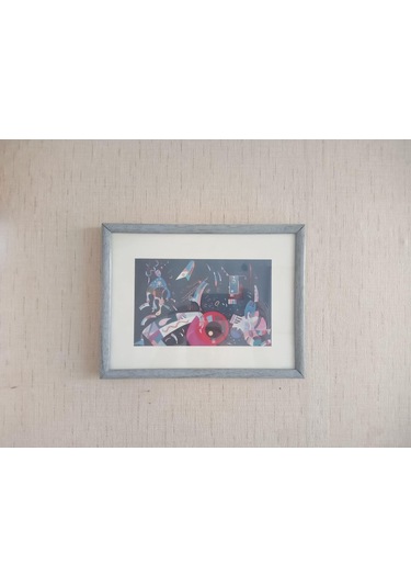 Wassıly Kandinsky Çerceveli Duvar Tablosu 28x21cm