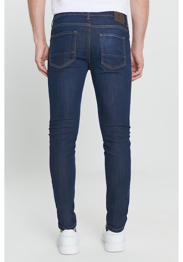 AC&Co / Altınyıldız Classics Rıss Jean Ekstra Slim Fit Pamuklu Erkek Kot Pantolon - Lacivert