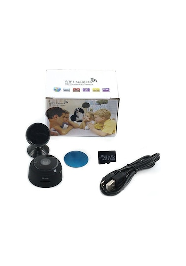 Maiyame Ev Güvenlik Kamerası 1080p Hd Kablosuz İzleme Cihazı, 64gb Hafıza Kartı İle Kompakt Ve Kolay Kullanım