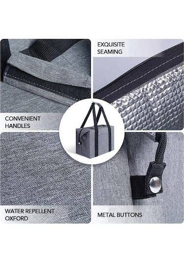 Novahub Katlanabilir Soğutucu Çanta - Siyah, 11l Kapasite - Çok Renkli Seçenekler Çok Renkli