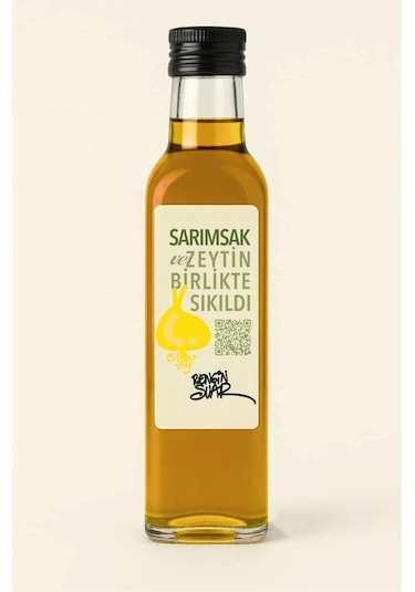 Rengin Suar 2025 Hasatı Sarımsaklı Zeytinyağı 250 ML