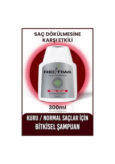 Rectiwa Kuru ve Normal Saçlar için Şampuan 300 ML