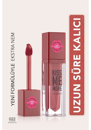 Flormar Uzun Süre Kalıcı Mat Ruj - Kiss Me More-022 Rosewood-8682536040891