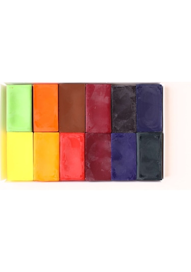 Colorz 12'li Blok Balmumu Pastel Boya Seti