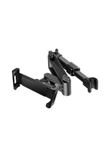 Pazly Evrensel Araba Başlıklı Tablet Tutucu - Telefonlar Ve İpadler İçin Ayarlanabilir Arka Koltuk Montaj Standı Black, S Black, S