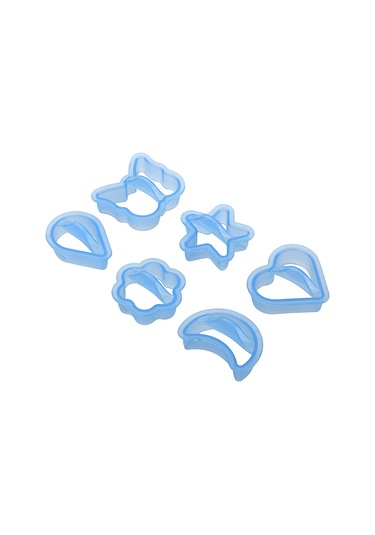 Again Kutulu Şeffaf Kurabiye Kalıbı 6 Lı - Asorti