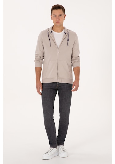 U.s. Polo Assn. Erkek Taş Hırka Örme 50313748-vr049 Tas