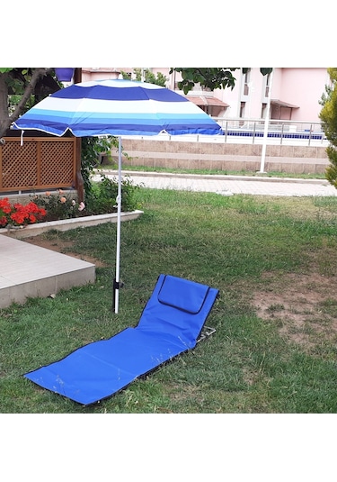 Depolife Plaj Deniz Bahçe Balkon Piknik Kamp Şemsiyesi Sabitleme Kazıklı