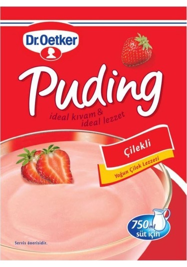 Dr. Oetker Çilekli Puding 120 G
