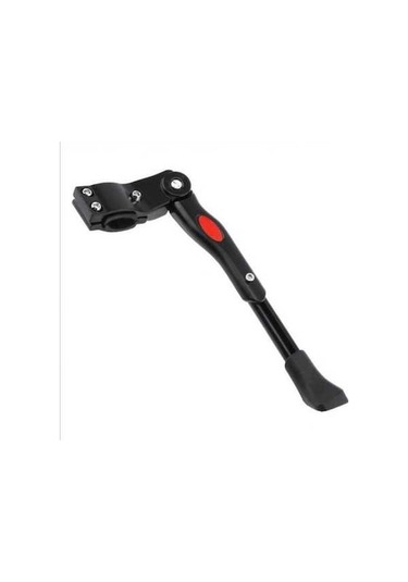 Pazly 1pc Ayarlanabilir Bisiklet Yan Kickstand Kiti, Yol Ve Dağ Bisikleti İçin, Alüminyum Alaşım, Siyah, Uzunluk 34.5-40cm, 24-27 Tekerlek Siyah