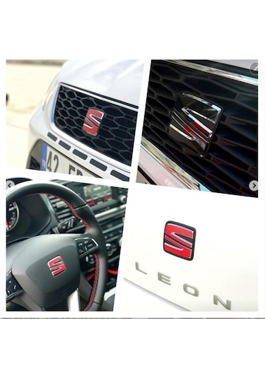 Seat Leon Mk2/Mk3 Amblem Stıcker Seti