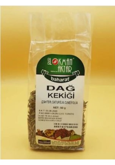 Lokman Aktar Zahter Dağ Kekiği 50 G