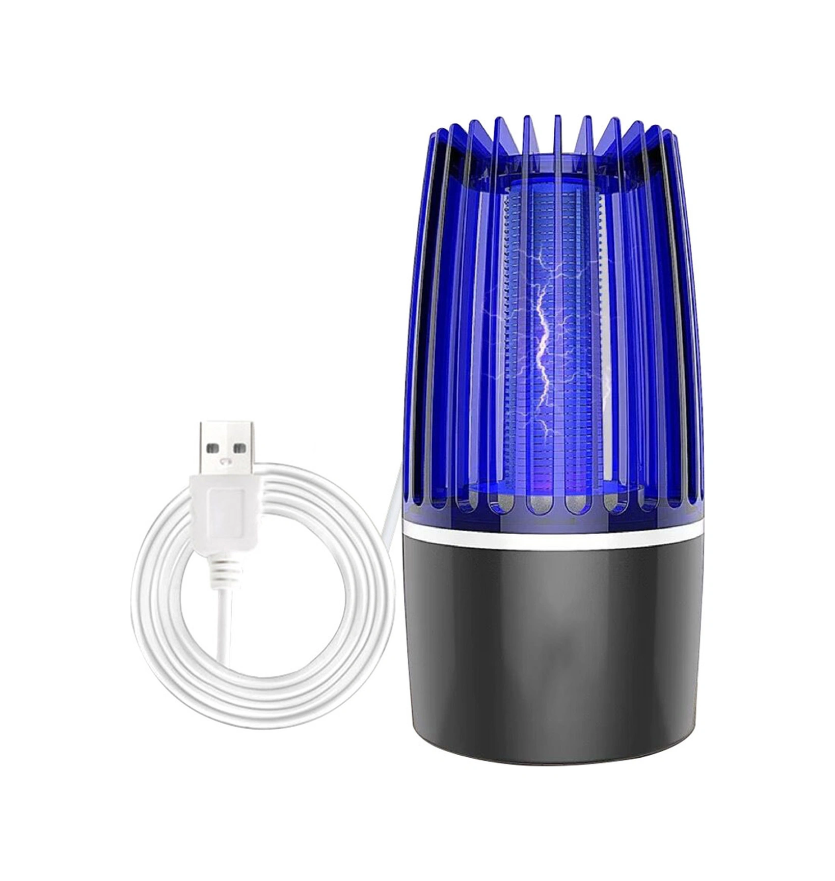 Youmex Ev Ve Dış Mekan Usb Şarjlı Led Elektrik Şoklu Toprak Katalizörlü Havuç Tutucu, 360 Mor Işık Ve Gürültüsüz Fonksiyonlu Sakin Havuç Öldürücü