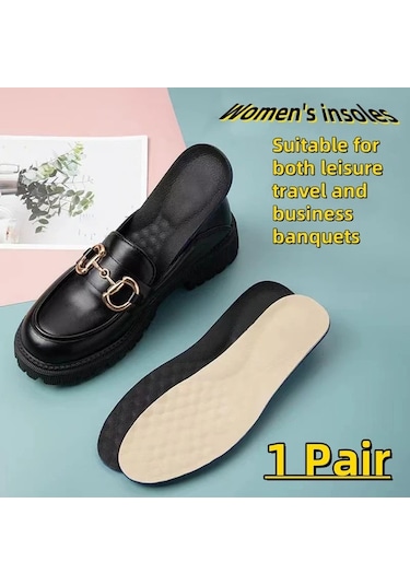 Fochsia Kadın Konforlu Tabanlık Esnek Spor Siyah 35-36 Destek Rahat