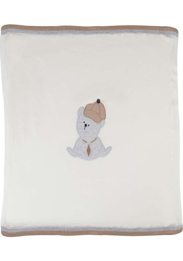 Erkek Bebek Battaniye Azzt11406 Gri