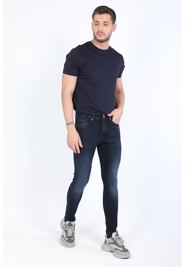 Erkek Jean Pantolon Mavi