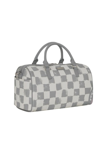 Sprayground Vanquish Krem Mini Seyahat Çantası El Çantası Gri