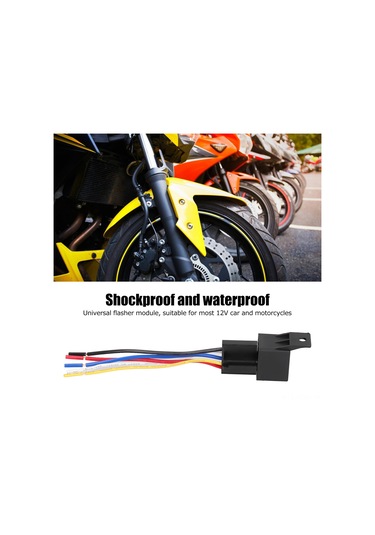 Suofeng 12v 40a 5 Yollu Su Geçirmez Led Flaş Kontrolörü - Araç Motoşiklet Flaşör Modülü 5 Adet