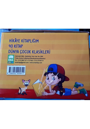 8+ Yaş Dünya Çocuk Klasikleri Masal Kitapları 40 Kitap