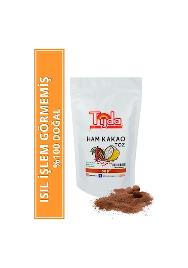 Tijda Ham Kakao Toz Glutensiz,vegan 500 G