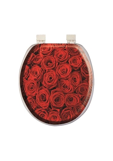 Softy Classic Desenli Yumuşak Klozet Kapağı 3572 Beyaz