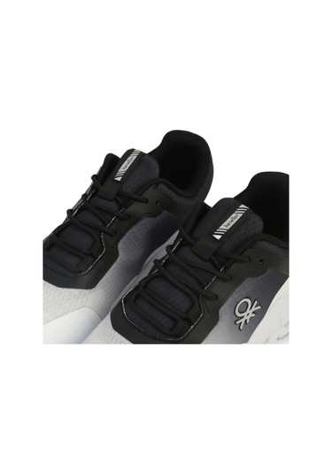 Benetton 11053 Erkek Günlük Sneaker Ayakkabı Beyaz Beyaz