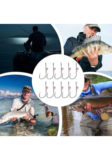 Moveevo Deniz Balıkçılığı İçin Karbon Çelik İğneler, Canlı Yem Sabitleyici, Taşınabilir, 2 3 4 Çeşitli Boyutlar, Tuzlu Su Uygun