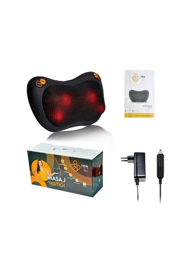Didadodo Bel - Boyun - Sırt - Ayak Bacak Masaj Yastığı Aleti Siyah Çok Renkli
