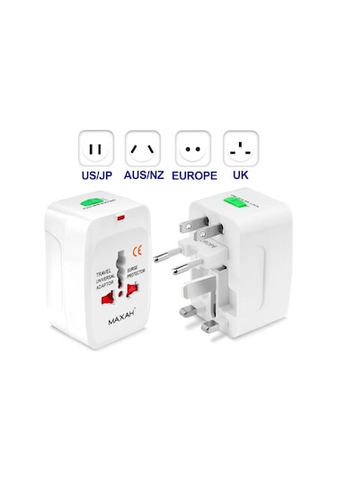Universal Priz Fiş Çevirici Dönüştürücü Adaptör Tüm Ülkeler