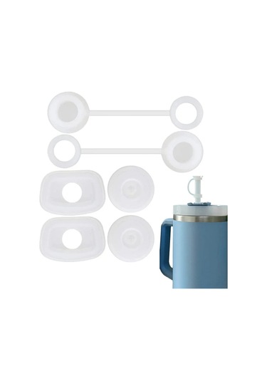 Geeroyoo Stanley Cup 1.0 40oz İçin 6 Parça Silikon Taşma Önleyici Kapak Seti, Pratik Ve Sızdırmaz Diğer