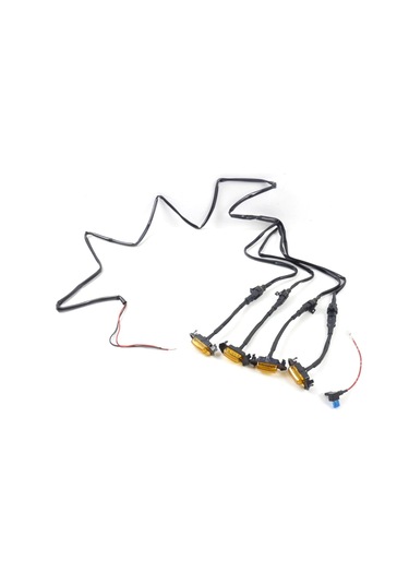 Symbee Araba Izgara Led Ampulü, Gündüz Sürüş/konum Işığı, Sarı琥珀色, 12v, Su Geçirmez, Kolay Kurulum 4 Adet