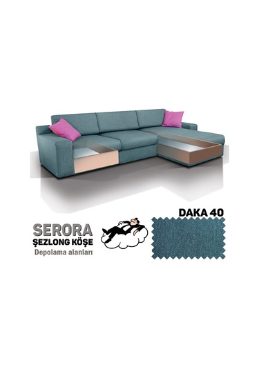 Serora Şezlonglu Köşe Daka 40