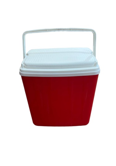Padilon 20 Litre Buzluk Termos Soğutucu Kamp Buzluk Piknik Buzluk Kırmızı