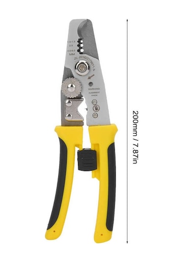 Cc Globall Çok Fonksiyonlu Elektrikçi Pensesi 1 6mm² Teller Için Kesme Kesme